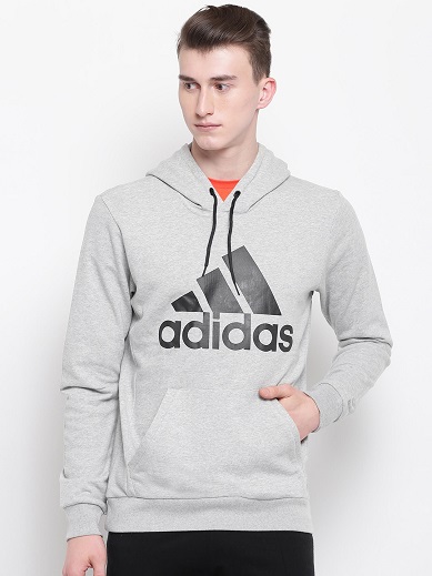 Adidas megztinis su megztiniu su gobtuvu