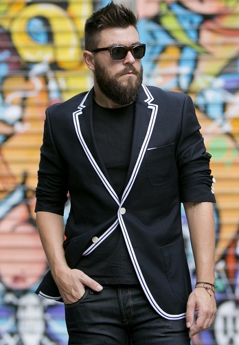 Bordürlü Blazer