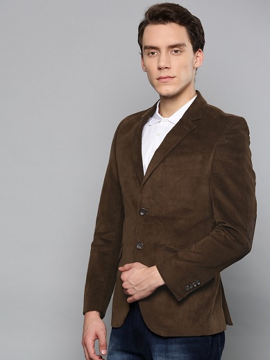 Vyriškas „Corduroy Slim Fit“ švarkas