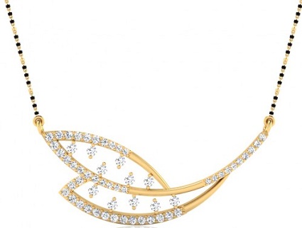 Yaprak Tasarımı Mangalsutra
