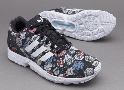 ZX flux kadın çiçek desenli ayakkabı -15