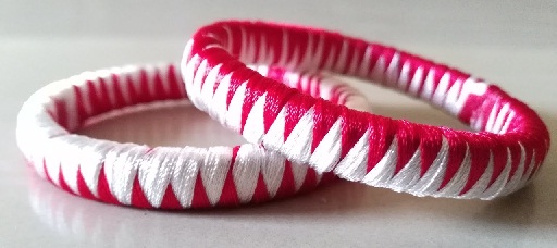 Zig Zag Dokuma İpliği İş Bilekliği
