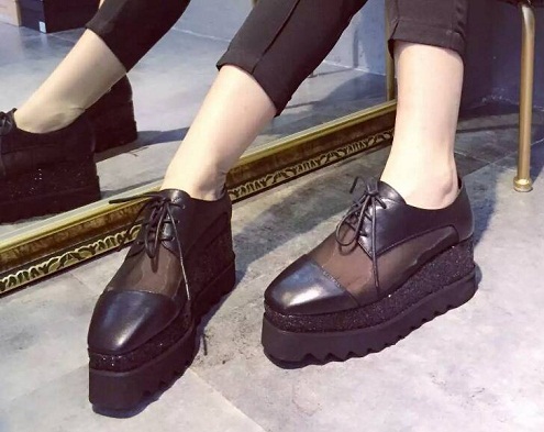 Platform topuklu kadın ayakkabı -13
