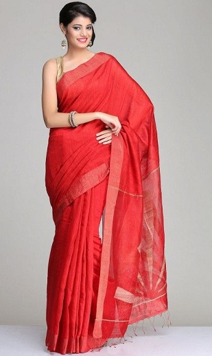 Klas Bengal İpek Saree