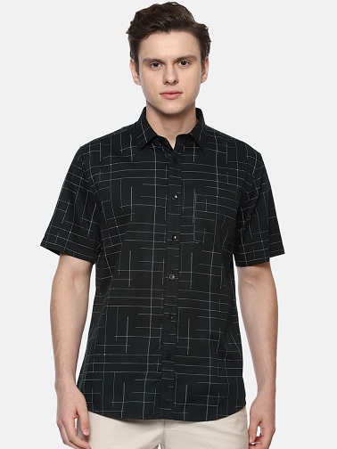 Allen Solly Tasarımcı Siyah Gömlek