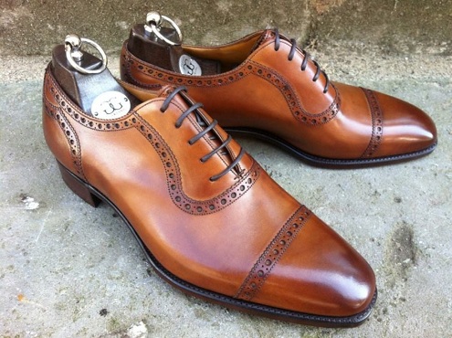 Erkekler İçin Güzel Yarım Brogues Ayakkabı