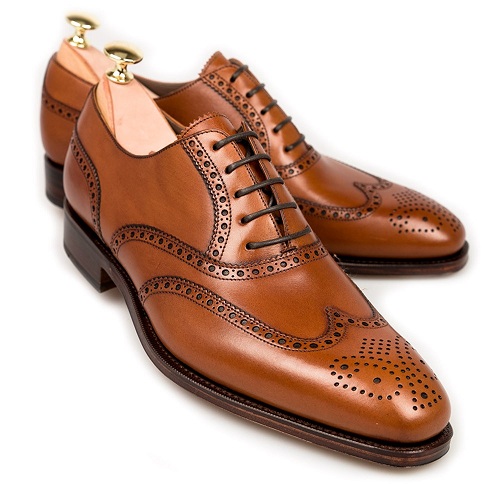 İtalyan Deri Erkek Brogues Ayakkabı