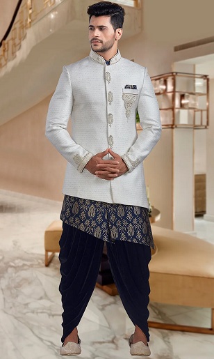 İşlemeli Jodhpuri Kurta