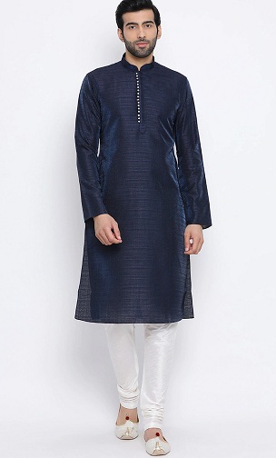 Mandalina Yakalı İpek Uzun Kurta