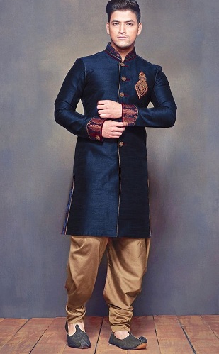 Geleneksel Ham İpek Düğün Kurta