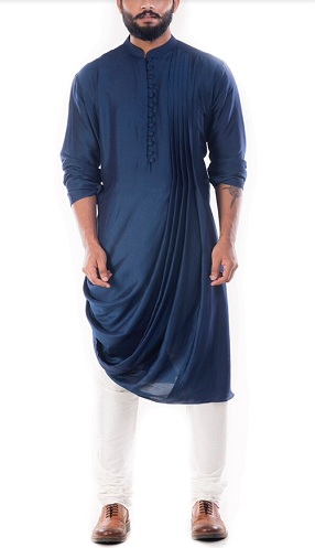 Kapüşonlu Dökümlü Kurta
