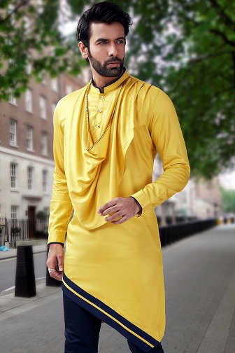 Susturucu Tarzı Kurta Tasarım