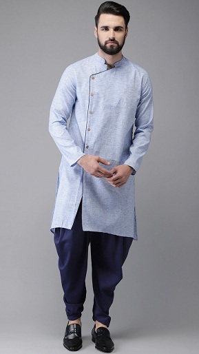 Şalvarlı Erkekler İçin Pamuk Kurta