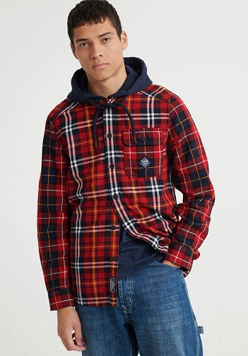 „Superdry“ laisvalaikio marškinėliai su gobtuvu