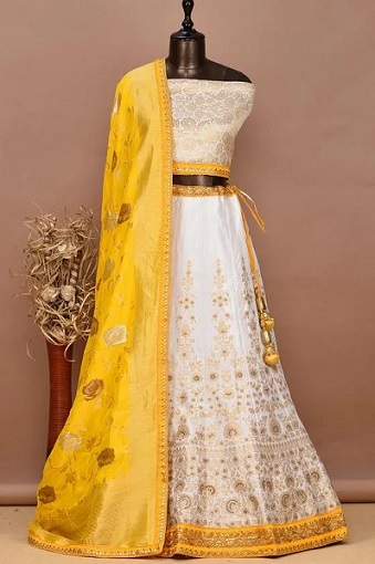 Altın Banarasi Lehenga Saree