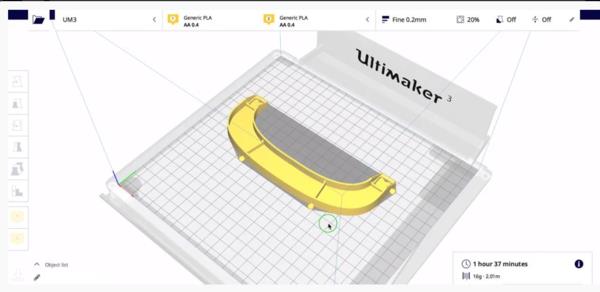 Οδηγίες 3d εκτυπωτή προστατευτικό γείσο