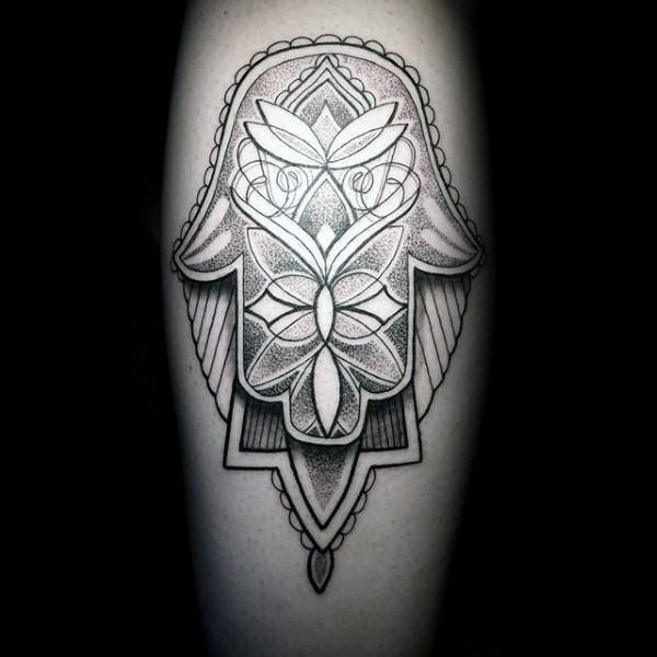 Τρισδιάστατο τατουάζ hamsa