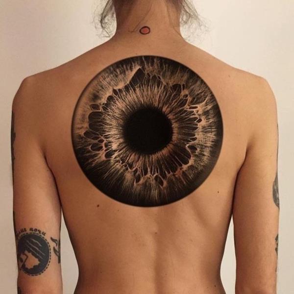 Τρισδιάστατα τατουάζ πίσω από όλα τα μάτια