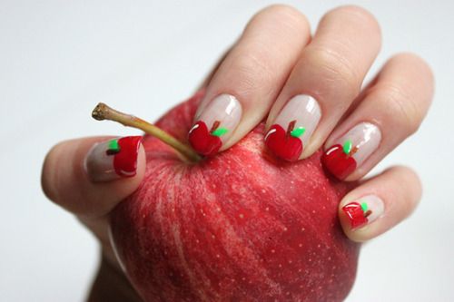 „Apple Fruits“ nagų dailė
