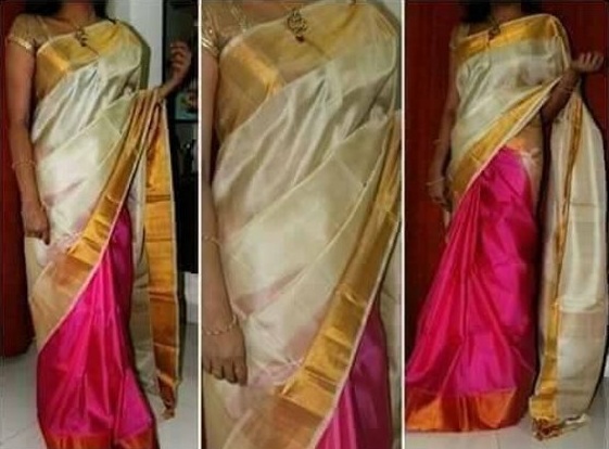 Uppada Half and Half Sarees