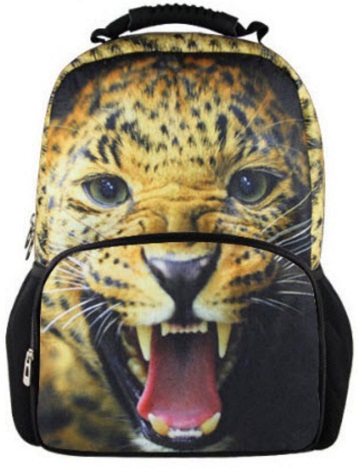 Mokykliniai leopardo krepšiai