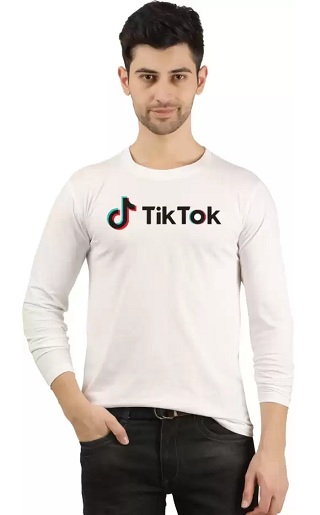 „Tik Tok“ marškinėliai vyrams