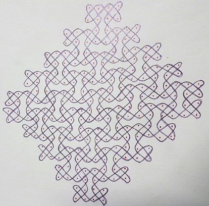Geometrinis dizainas su 20 taškų