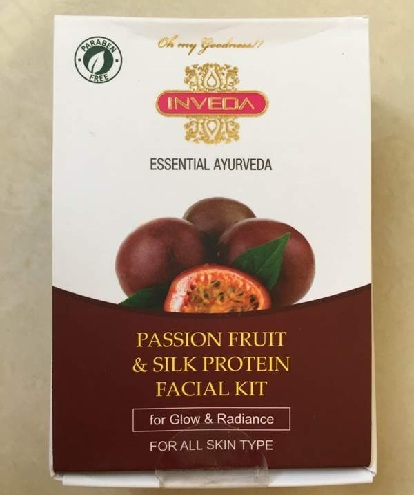 „Inveda Passion Fruit“ & amp; Šilko baltymų veido rinkinys