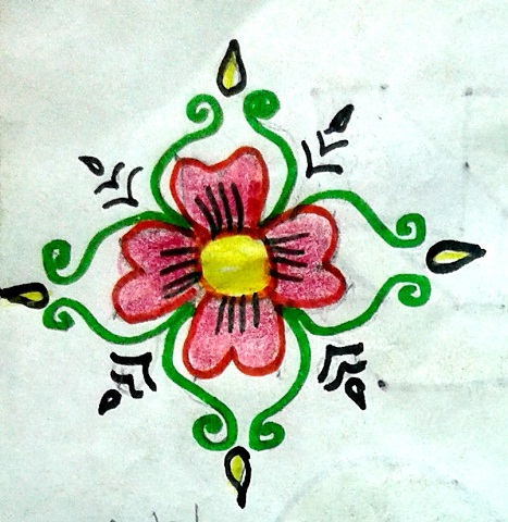 Rangoli gėlė