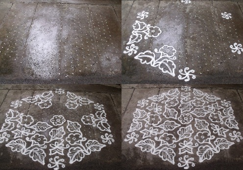 Büyük Kolam Rangoli: