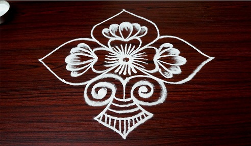 Kolay 7 Nokta Rangoli