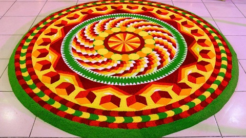 Specialus „Onam“ dizainas