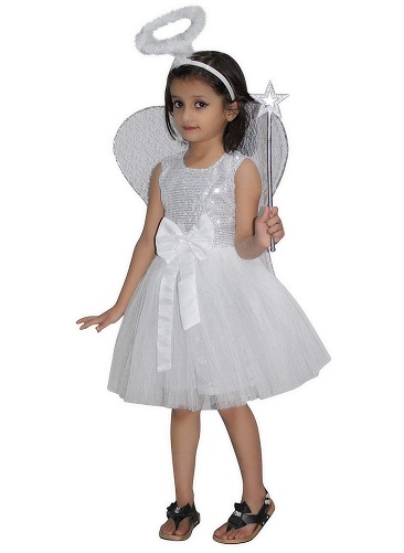 Balto angelo suknelė 5 metų mergaitei