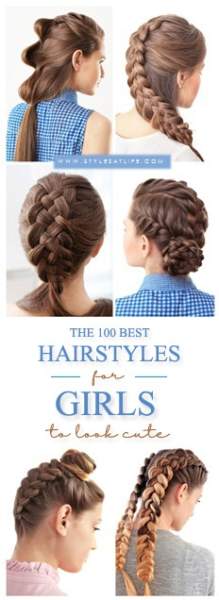 kızlar için basit saç modelleri