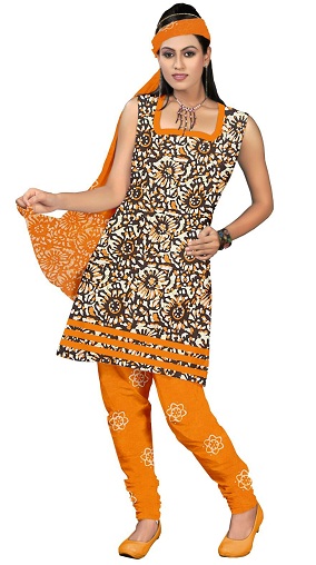 Batik Salwar kostiumas