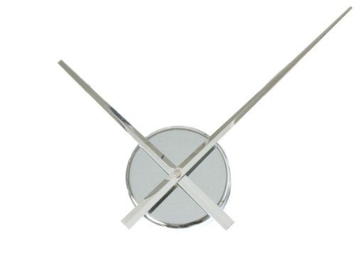 Paprastas elegantiškas blizgus aliuminio sieninis laikrodis