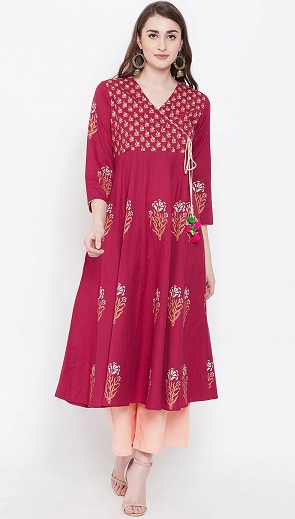 Angrakha A-Line Kurti