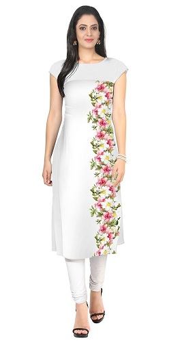 Sade ve Şık Beyaz Kurti