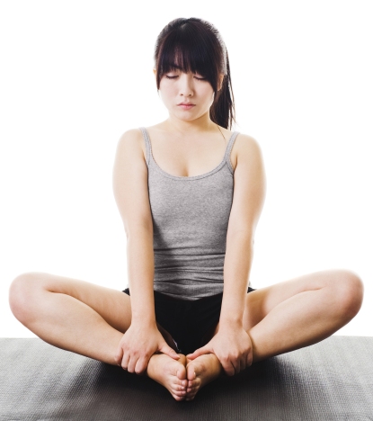„Bound Angle Pose“ - „Baddha Konasana“ joga pradedantiesiems
