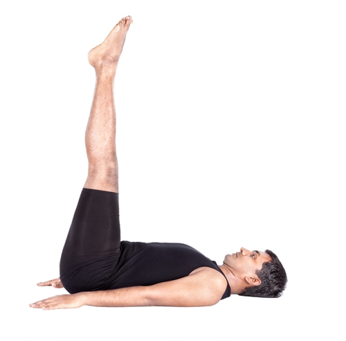 Yükseltilmiş Bacak Duruşu - Uttana Padasana Yoga Duruşu
