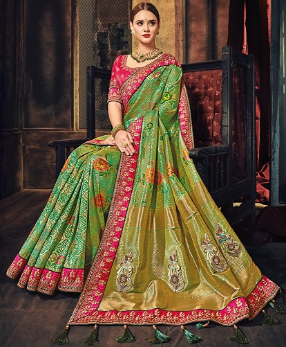 Siuvinėjimas Silk Saree