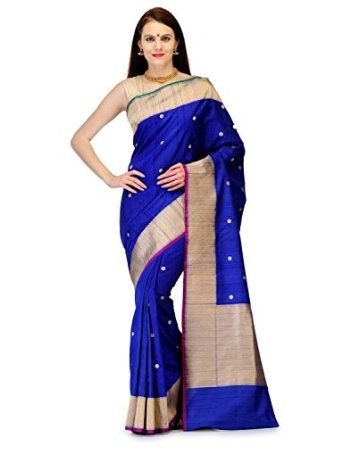 „Blue Party Wear“ „Banarasi Silk Saree“