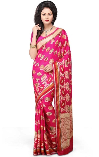 Georgette Silk Saree