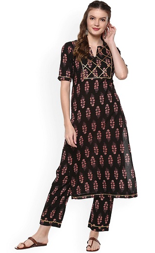 Yarım Kol Kurta Pijama Tasarımı