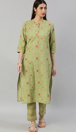 Ekoseli Kurta Pijama
