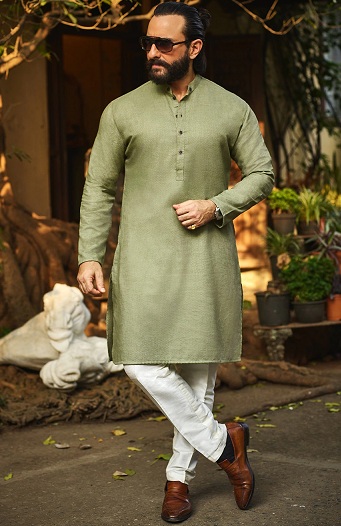 Çin Yakalı Bollywood Kurta Pijama
