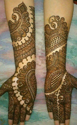 Naujas Mehndi dizainas vestuvėms