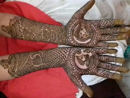Mehandi dizainas nuotakoms