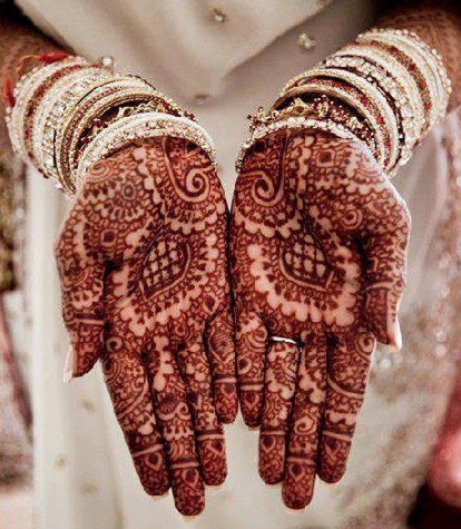 Nuotakos Mehndi dizainas vestuvėms