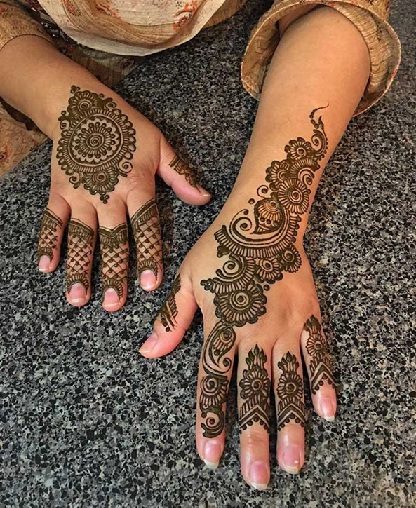Madingi „Mehandi“ dizainai